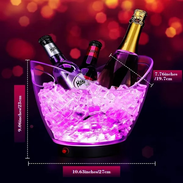 RGB Colorful Changing LED Ice Buckets - RGB Colorful Changing LED Ice Buckets - Image 1 of 4
