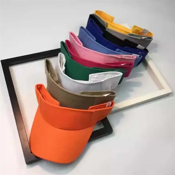 Adjustable empty top men women sport cap sun visor hat - Adjustable empty top men women sport cap sun visor hat - Image 3 of 4