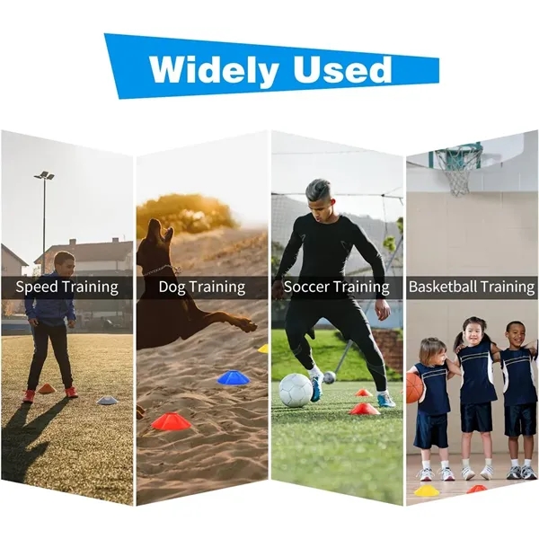 25pcs Set Agility Soccer Cones with Carry Bag and Holder - 25pcs Set Agility Soccer Cones with Carry Bag and Holder - Image 5 of 6