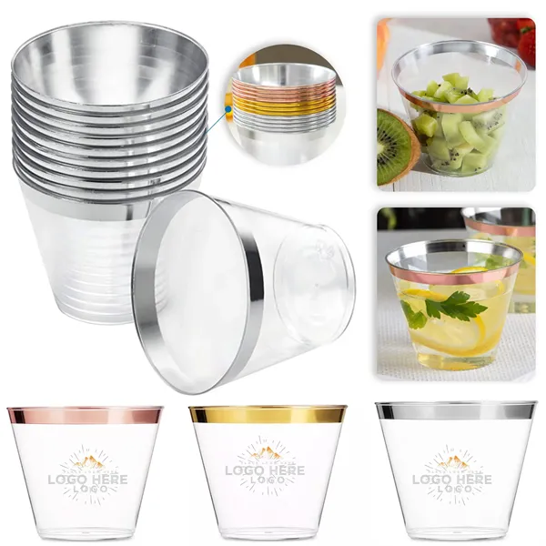 9 oz Disposable Clear Cups - 9 oz Disposable Clear Cups - Image 0 of 10