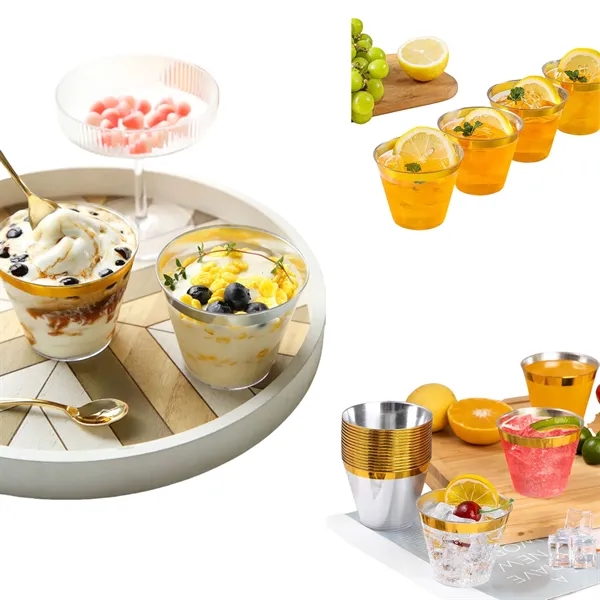 9 oz Disposable Clear Cups - 9 oz Disposable Clear Cups - Image 4 of 10