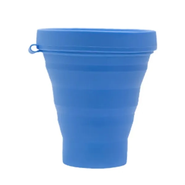 11 oz Outdoor Portable Silicone Foldable Water Cup - 11 oz Outdoor Portable Silicone Foldable Water Cup - Image 3 of 6
