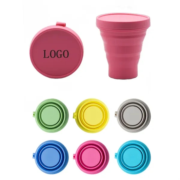 11 oz Outdoor Portable Silicone Foldable Water Cup - 11 oz Outdoor Portable Silicone Foldable Water Cup - Image 0 of 6
