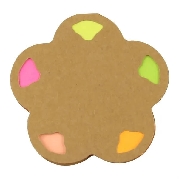 Flower Shape 5-Color Sticky Note Set - Flower Shape 5-Color Sticky Note Set - Image 2 of 4