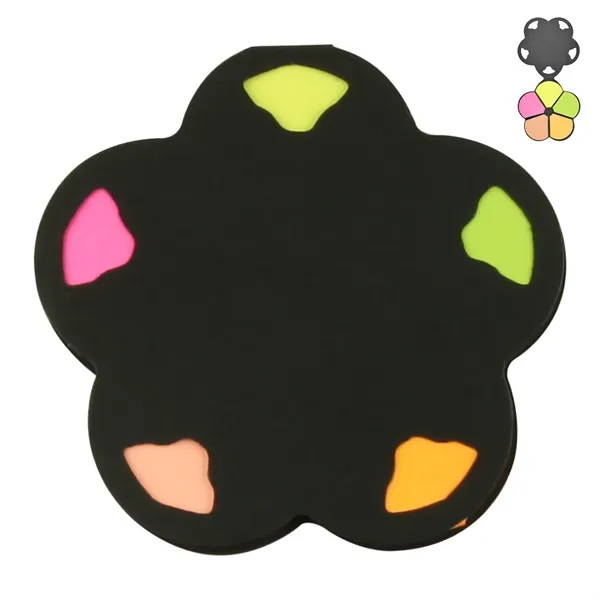 Flower Shape 5-Color Sticky Note Set - Flower Shape 5-Color Sticky Note Set - Image 3 of 4