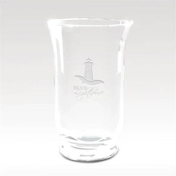 European Crystal Vase - 9.75" Tall, Etched Award - Legato