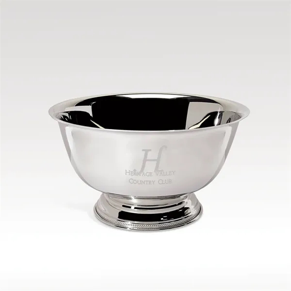 Stafford Bowl - Customizable Pewter with Beaded Accent - Stafford Bowl - Customizable Pewter with Beaded Accent - Image 0 of 0