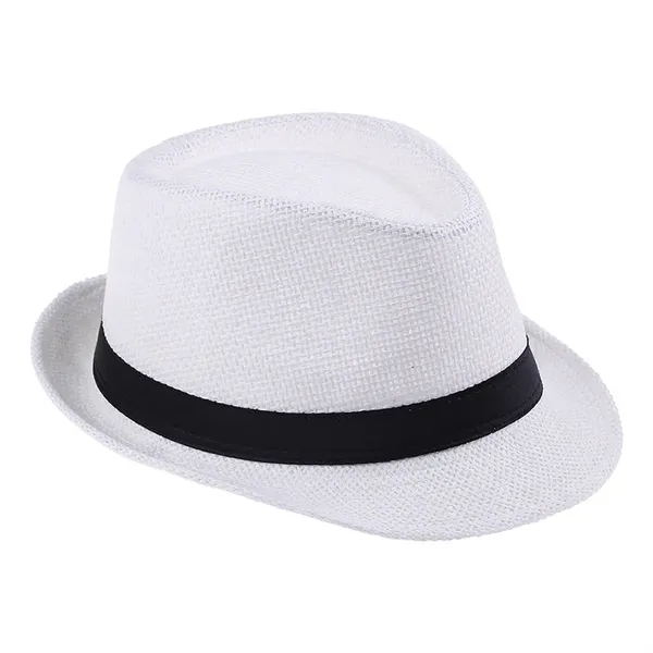 Short Brim Straw Sun Hat - Short Brim Straw Sun Hat - Image 2 of 4