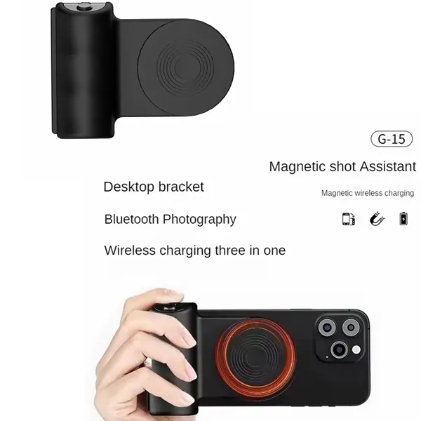 Phone Camera Grip Holder with Shutter - Phone Camera Grip Holder with Shutter - Image 0 of 10