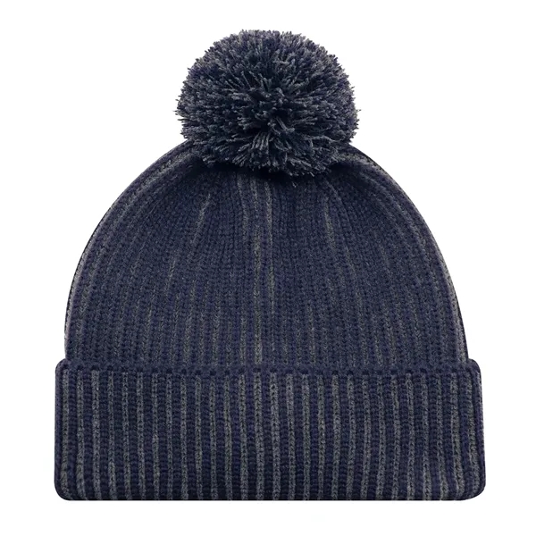 Cuff Toque with Flat Seams (Pom Pom 8cm) - Cuff Toque with Flat Seams (Pom Pom 8cm) - Image 3 of 6
