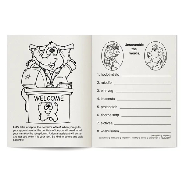 A Trip to the Dentist Coloring and Activity Book - A Trip to the Dentist Coloring and Activity Book - Image 3 of 3