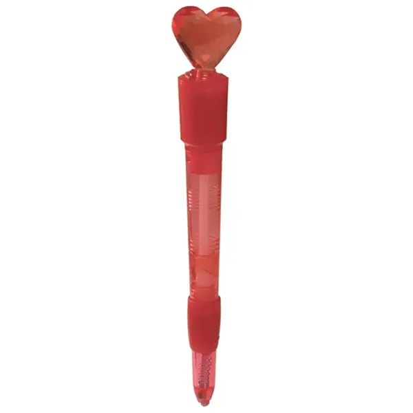 Ballpoint Light Up Heart Pen - Ballpoint Light Up Heart Pen - Image 0 of 3