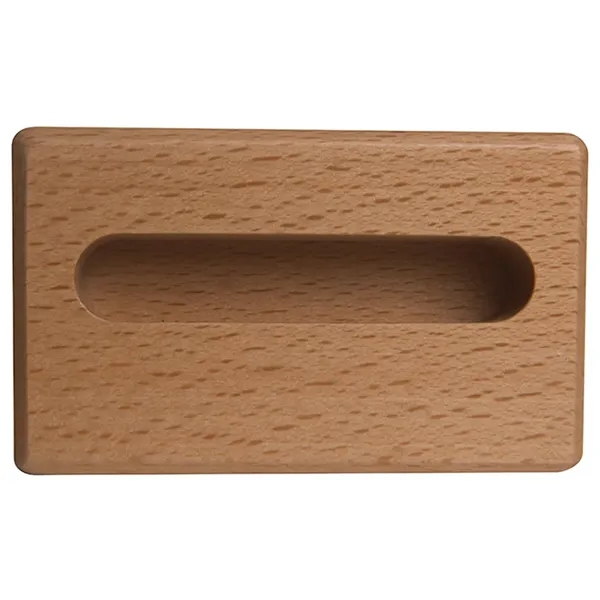 Wooden Block Phone Holder - Wooden Block Phone Holder - Image 3 of 5