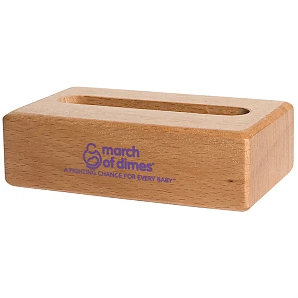 Wooden Block Phone Holder - Wooden Block Phone Holder - Image 4 of 5
