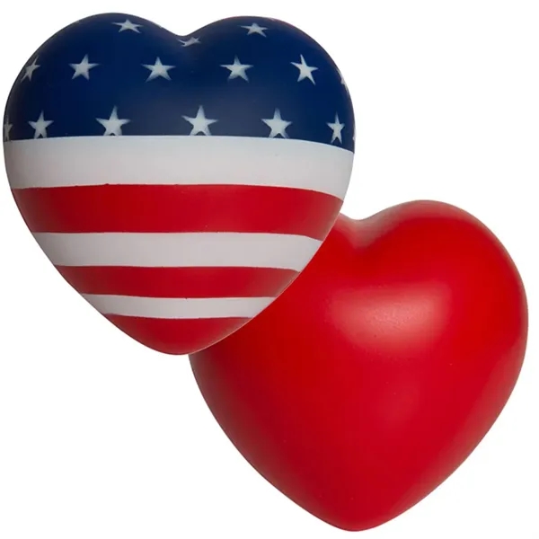 American Flag Heart Stress Reliever - American Flag Heart Stress Reliever - Image 0 of 4