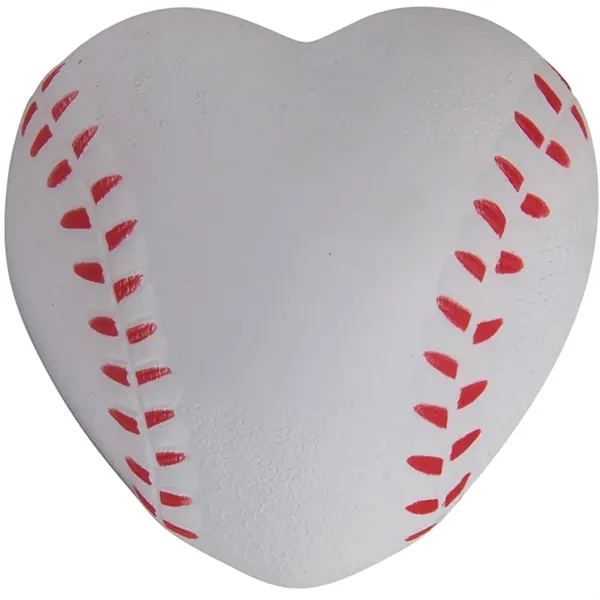 Heart Shaped Baseball Stress Reliever