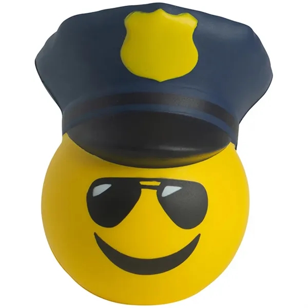 Police Officer Emoji Hat Stress Reliever - Police Officer Emoji Hat Stress Reliever - Image 0 of 5