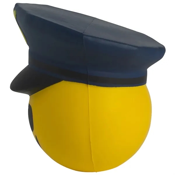 Police Officer Emoji Hat Stress Reliever - Police Officer Emoji Hat Stress Reliever - Image 3 of 5