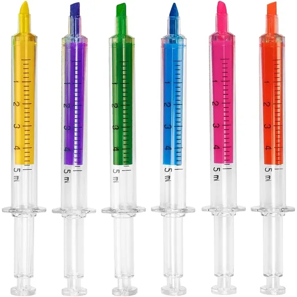 Syringe Highlighters Fluorescent Needle Watercolor Pen - Syringe Highlighters Fluorescent Needle Watercolor Pen - Image 1 of 5