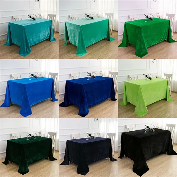 Polyester/Flannel Tablecloth - Polyester/Flannel Tablecloth - Image 5 of 8