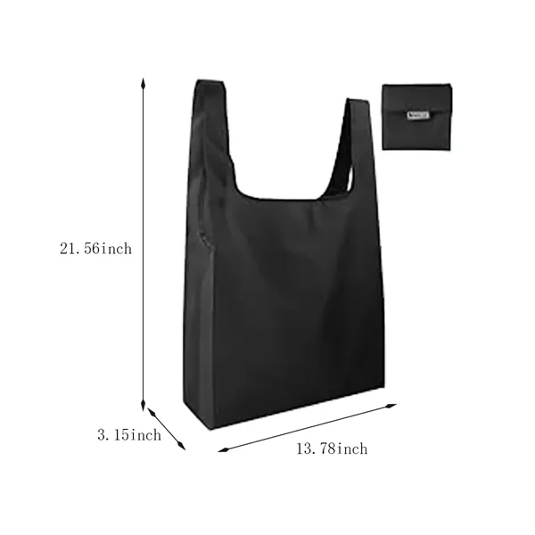Large reusable washable portable foldable shopping bag - Large reusable washable portable foldable shopping bag - Image 1 of 4