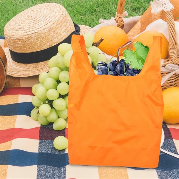 Large reusable washable portable foldable shopping bag - Large reusable washable portable foldable shopping bag - Image 3 of 4