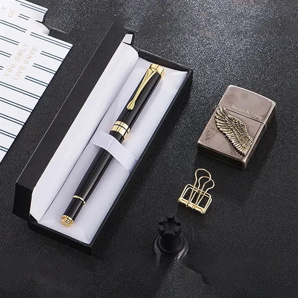 Rollerball Pen Luxury Gift Box With Flip Cover  Case - Rollerball Pen Luxury Gift Box With Flip Cover  Case - Image 3 of 4