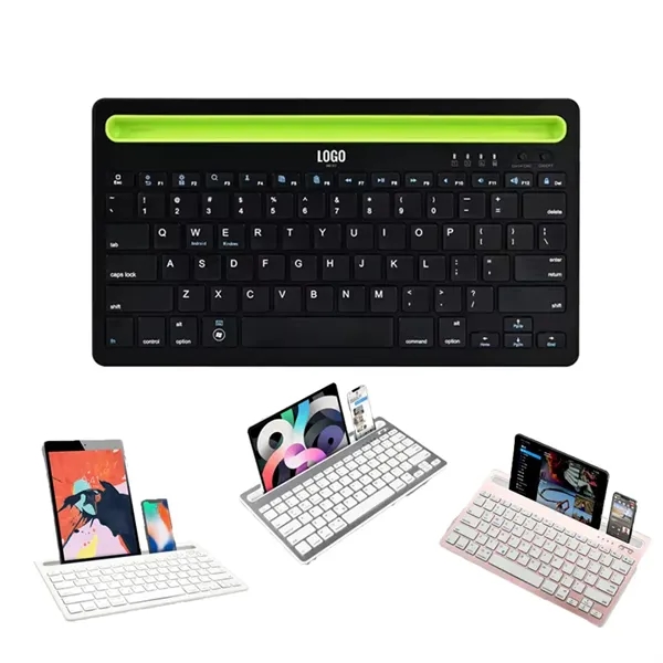 Bluetooth Compact Wireless Keyboard with Touchpad - Bluetooth Compact Wireless Keyboard with Touchpad - Image 0 of 4