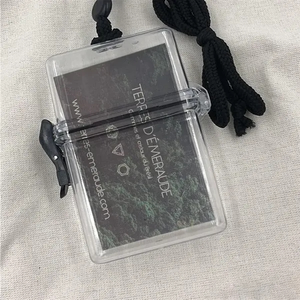 Waterproof Case ID Card Badge Holder - Waterproof Case ID Card Badge Holder - Image 3 of 4
