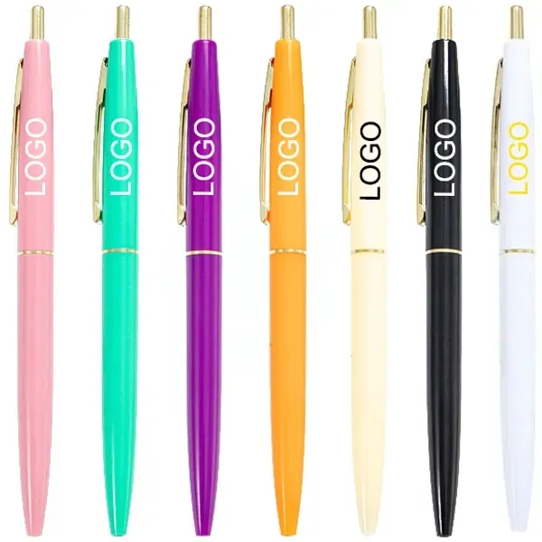 Promotional Hotel Gold Click Pens - Promotional Hotel Gold Click Pens - Image 3 of 10