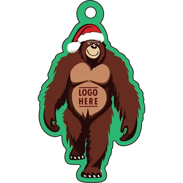Full Color Acrylic Ornaments - Bigfoot w/ Santa Hat - Full Color Acrylic Ornaments - Bigfoot w/ Santa Hat - Image 0 of 0