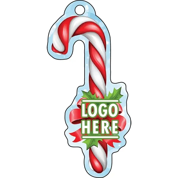 Full Color Acrylic Ornaments - Single Candy Cane - Full Color Acrylic Ornaments - Single Candy Cane - Image 0 of 0