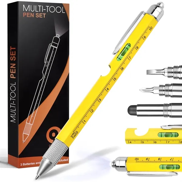 9 in 1 Metal Multi Tool Pen Set - 9 in 1 Metal Multi Tool Pen Set - Image 7 of 7