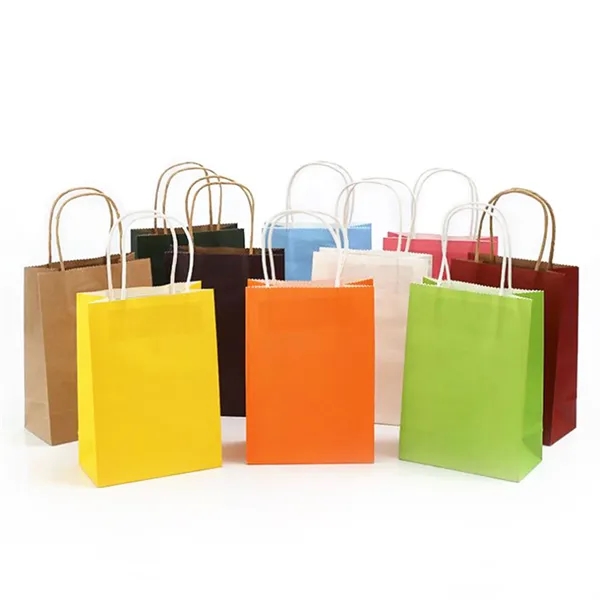 Kraft Paper Shopper Bag - Kraft Paper Shopper Bag - Image 2 of 8