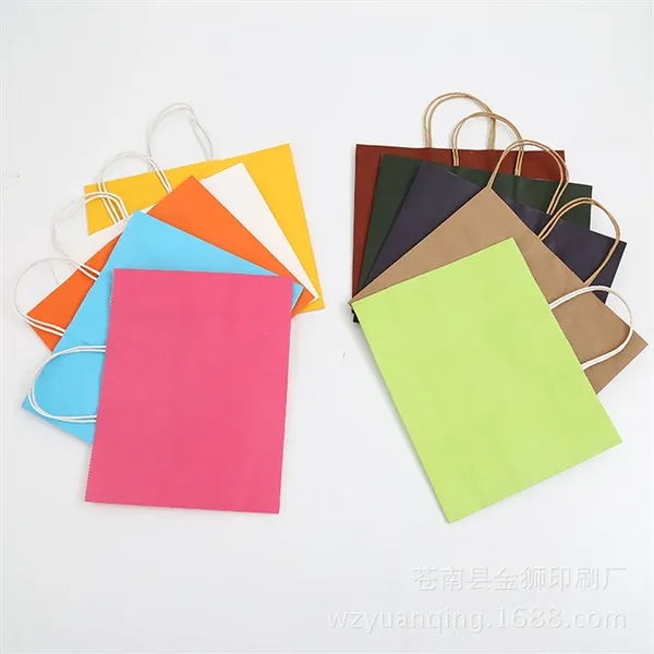 Kraft Paper Shopper Bag - Kraft Paper Shopper Bag - Image 8 of 8