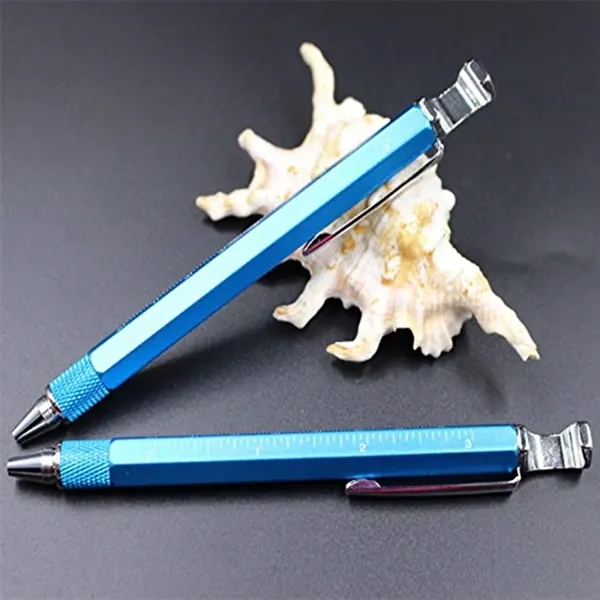 8 in 1 Aluminum Multi Tool Pen Set - 8 in 1 Aluminum Multi Tool Pen Set - Image 1 of 3