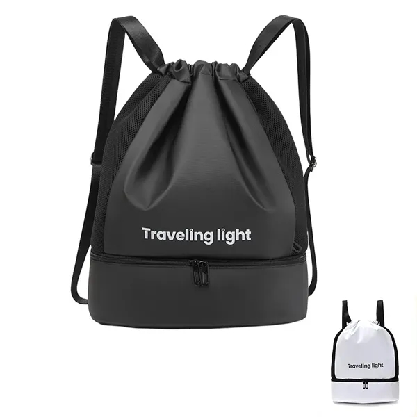 Drawstring Fitness Backpack - Drawstring Fitness Backpack - Image 0 of 4