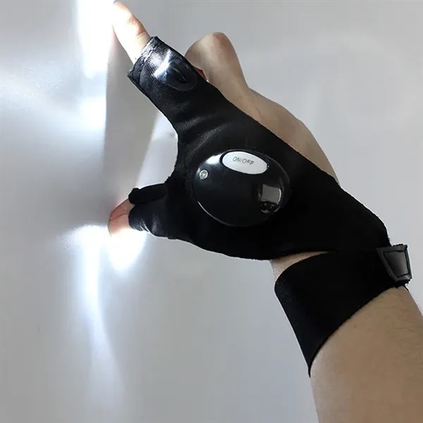 LED Flashlight Glove - LED Flashlight Glove - Image 1 of 8