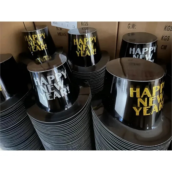 New Years Party Paper Top Hats In Bulk - New Years Party Paper Top Hats In Bulk - Image 2 of 7