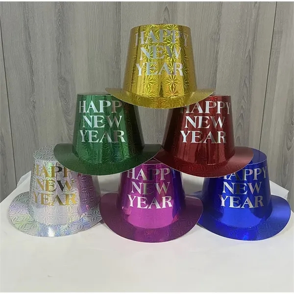 New Years Party Paper Top Hats In Bulk - New Years Party Paper Top Hats In Bulk - Image 7 of 7