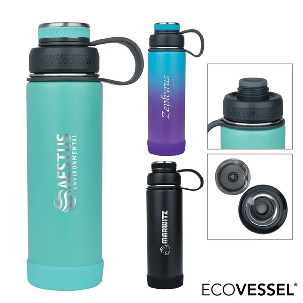 EcoVessel® Boulder 20 oz. Vacuum Insulated Water Bottle - EcoVessel® Boulder 20 oz. Vacuum Insulated Water Bottle - Image 0 of 3