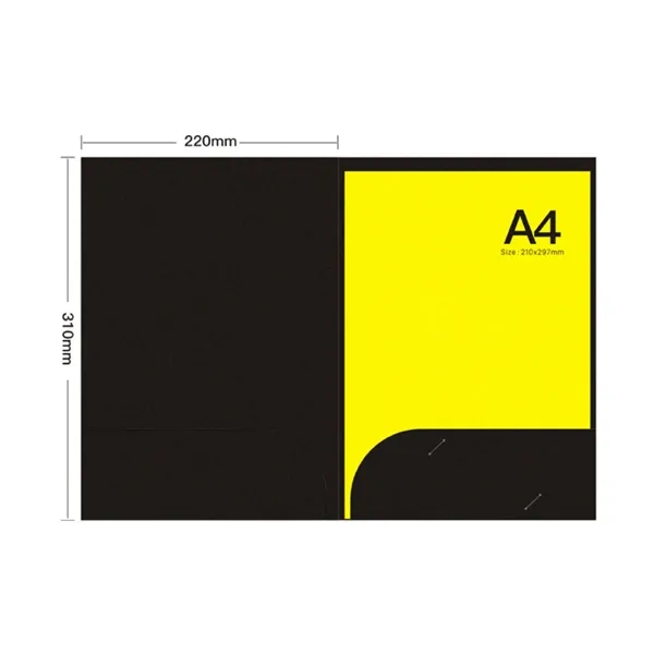 Paper File Folders With Pockets For Office School - Paper File Folders With Pockets For Office School - Image 1 of 6