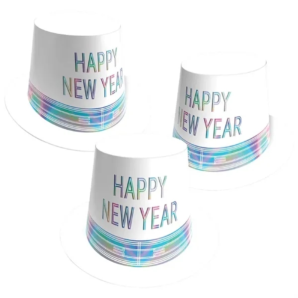 New Years Party Paper Top Hats In Bulk - New Years Party Paper Top Hats In Bulk - Image 4 of 7