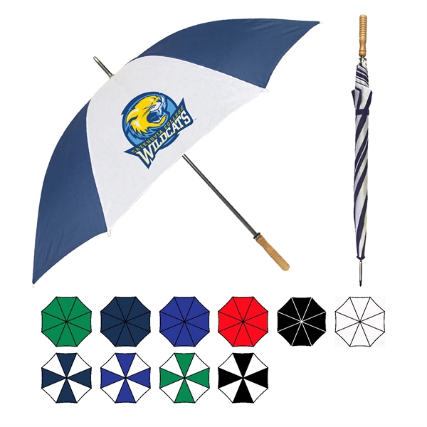 Wind-proof golf umbrella