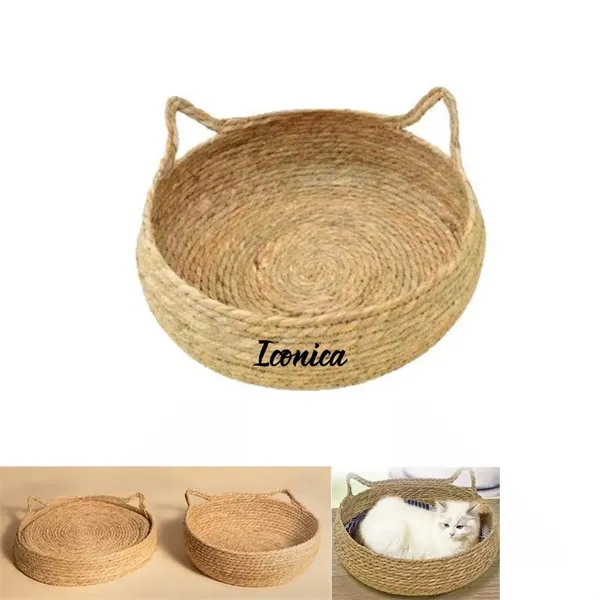 Bamboo And Rattan Cat Nest - Bamboo And Rattan Cat Nest - Image 0 of 1