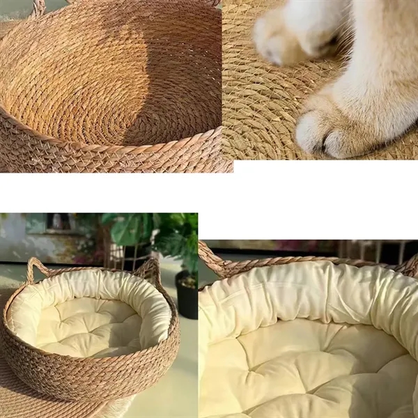 Bamboo And Rattan Cat Nest - Bamboo And Rattan Cat Nest - Image 1 of 1