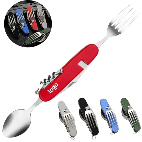 Multi-Function Camping Utensil Flatware - Multi-Function Camping Utensil Flatware - Image 0 of 3