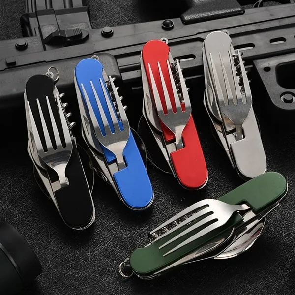 Multi-Function Camping Utensil Flatware - Multi-Function Camping Utensil Flatware - Image 3 of 3