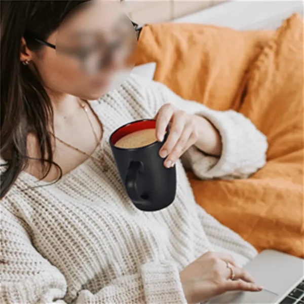 Large Colorful Office Home Ceramic Coffee Mug with Handle - Large Colorful Office Home Ceramic Coffee Mug with Handle - Image 2 of 4