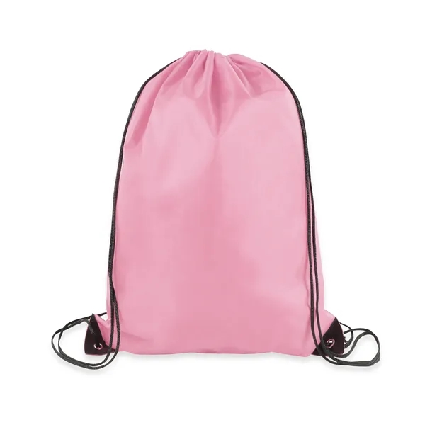 14" x 18" Polyester Drawstring Backpack - 14" x 18" Polyester Drawstring Backpack - Image 5 of 19